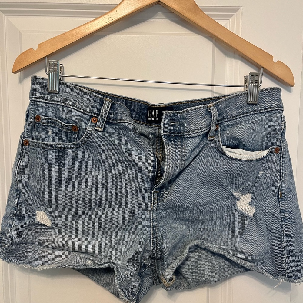 Gap Distressed Denim Shorts